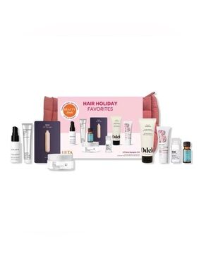 Ulta Hair Holiday Favorites 8 Piece Sampler Kit + Cosmetic Bag- New With Tags